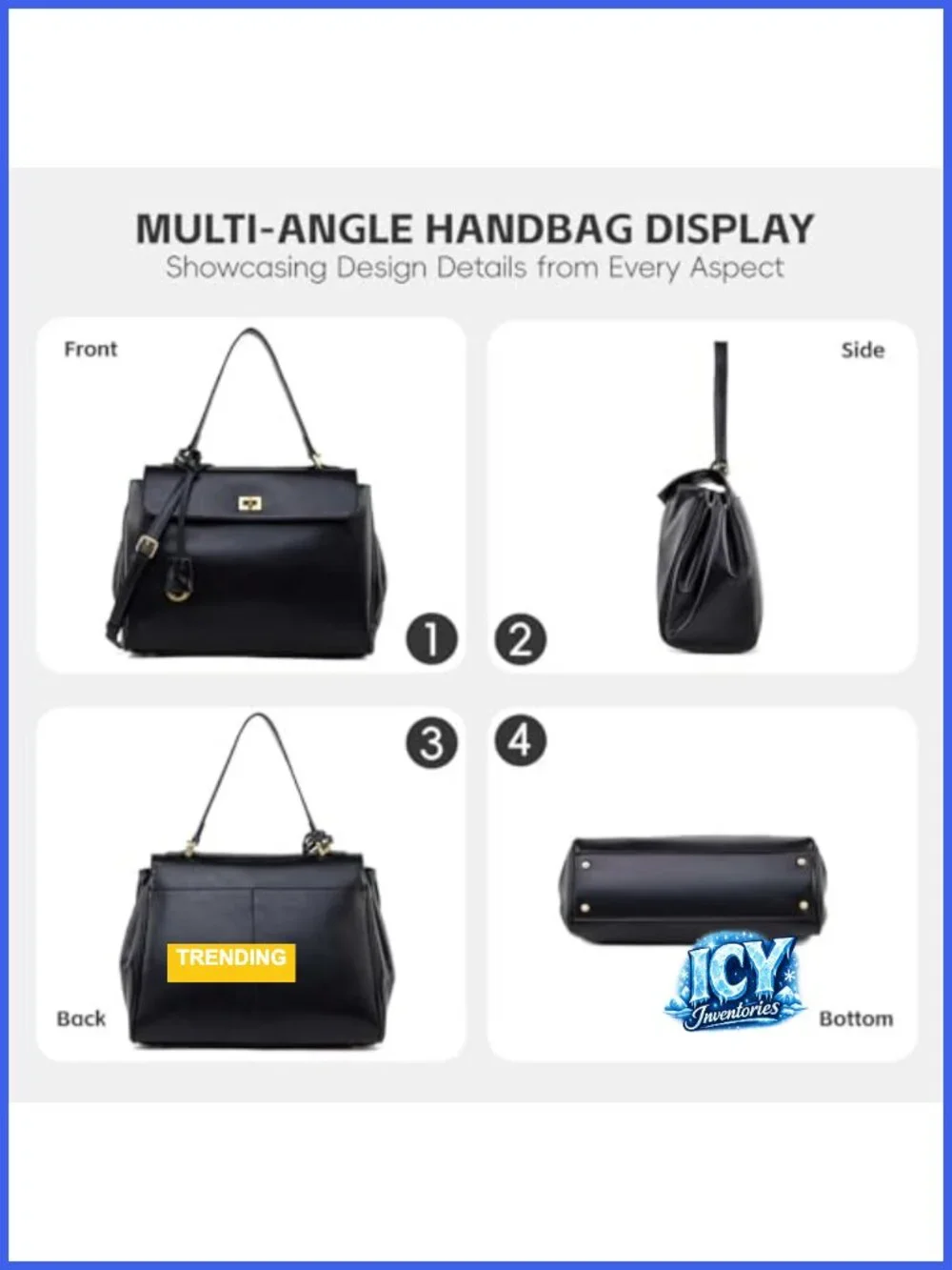 Suede & Leather Tote Bag for Women, Soft Leather Shoulder Handbags, Satchel